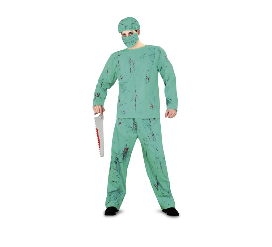 Disfraz Cirujano salpicado sangre para Halloween