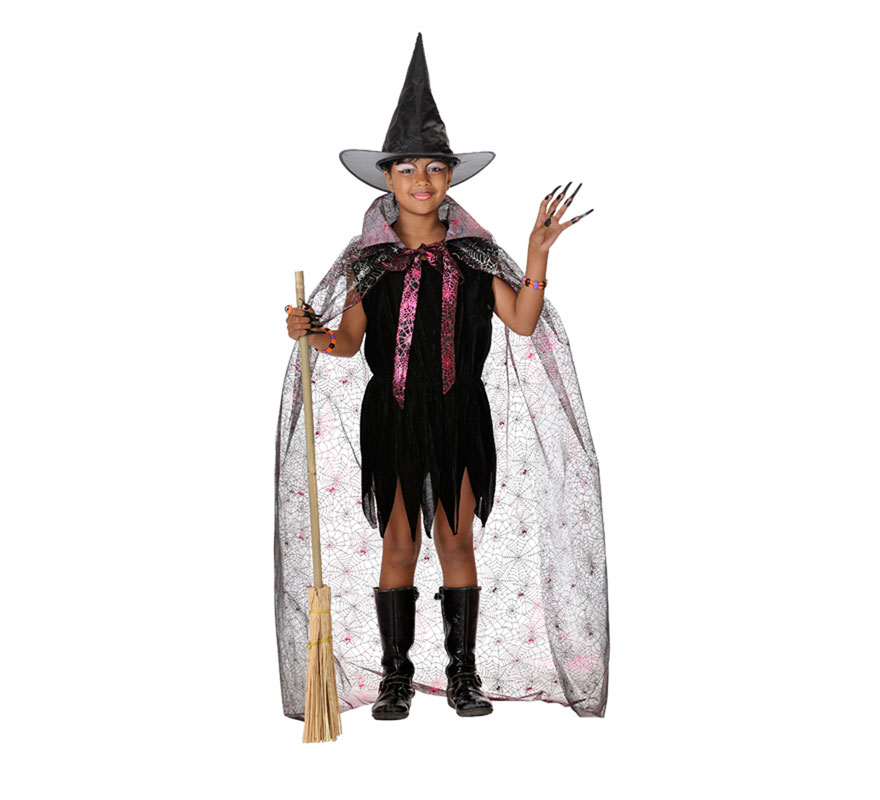 Disfraz de Bruja con capa para niñas Varias tallas