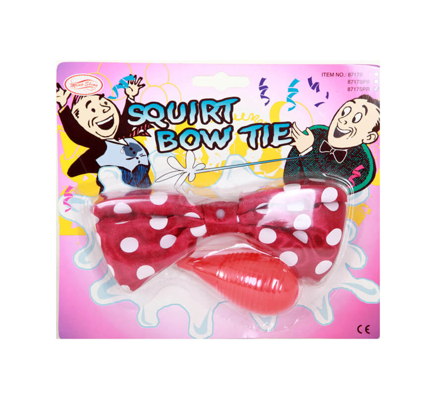 Água ou brincadeira de palhaço de gravata borboleta