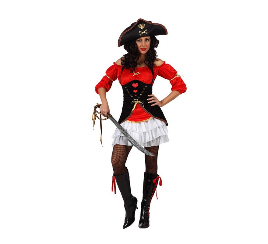 Disfraz Capitana Pirata para mujer