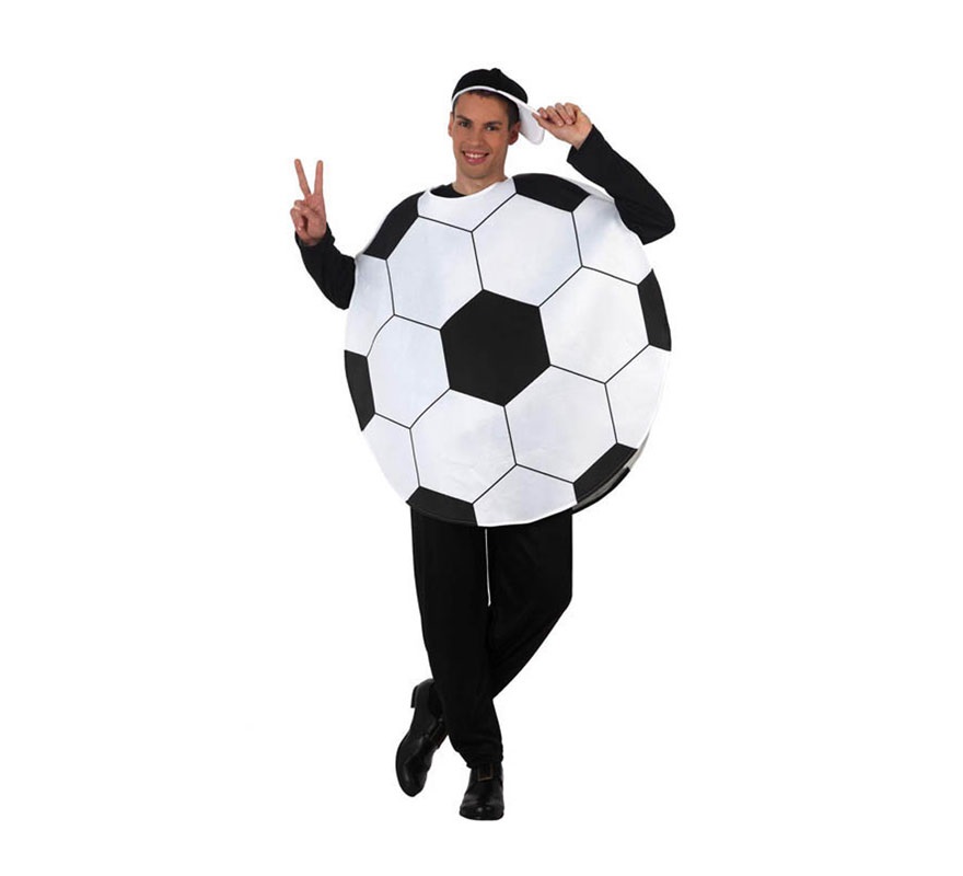 Disfraz de Balón de Fútbol para hombre talla M-L