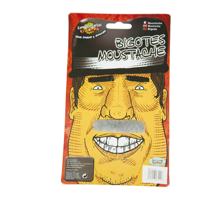 Image of Bigote recto canoso de Época 08435118273428