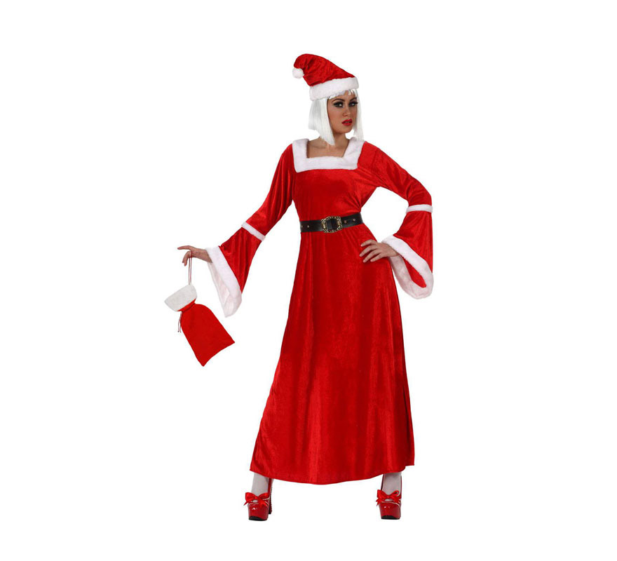 Image of Disfraz de Mama Noel para mujer talla M-L 08422259121633
