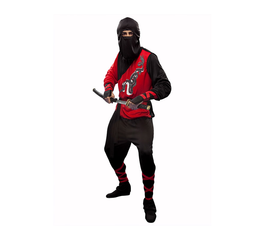 Disfraz de Dragón Ninja para hombre talla M-L