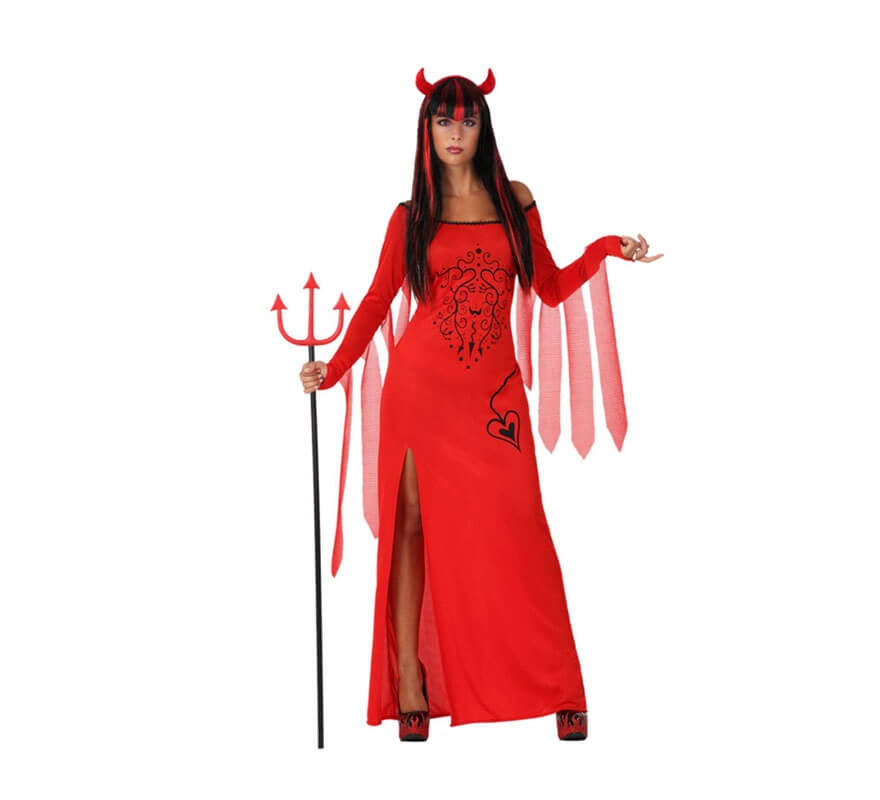 Disfraz de Demonia roja para mujer