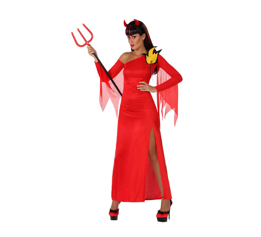 Disfraz de Demonia rojo para mujer