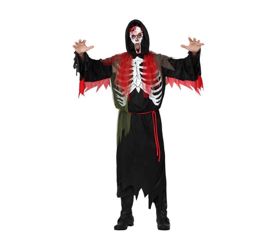 Disfraz de Demonio Esqueleto para hombre talla M-L