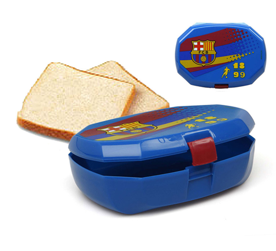 Sandwichera Deporte blaugrana del FC Barcelona de plástico