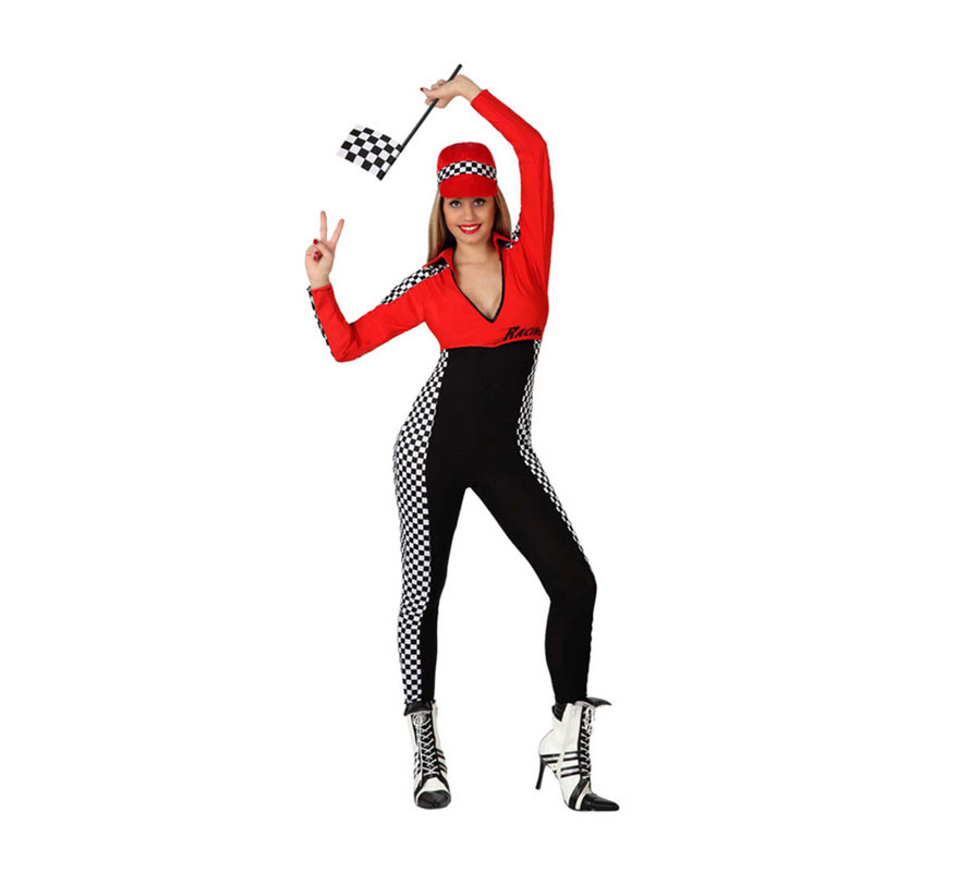 Disfraz de Piloto de Carreras Sexy para mujer