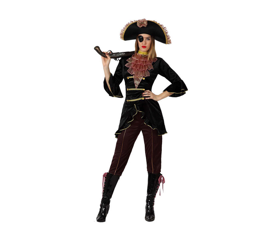 Disfraz de Pirata Elegante para mujer talla M-L