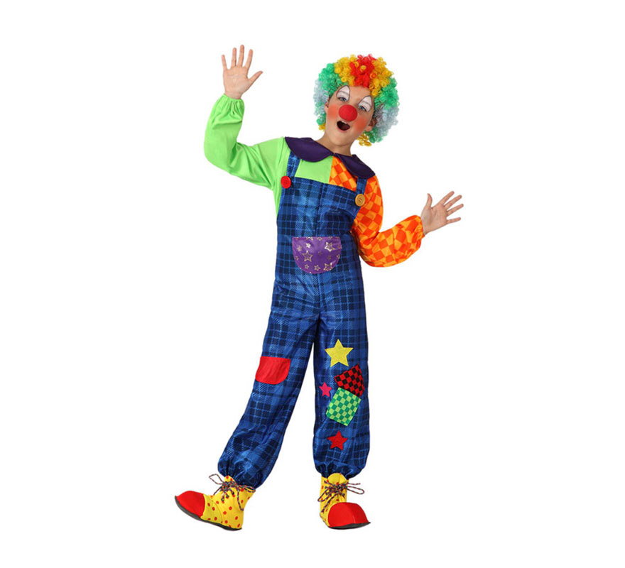 Disfraz de Payaso colores para niños