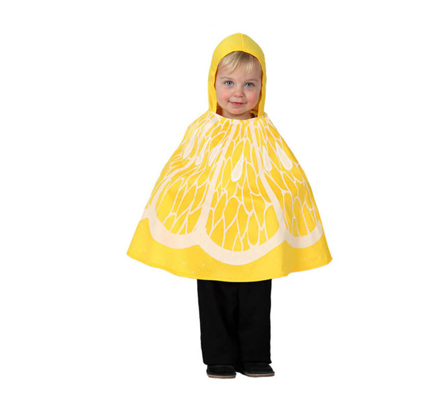 Disfraz o Poncho de Limón talla única de bebé 