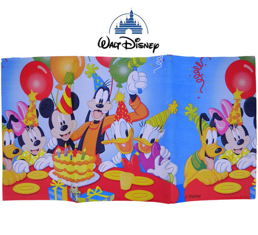 Bolsa de 1 mantel Mickey party 120X180 cm.