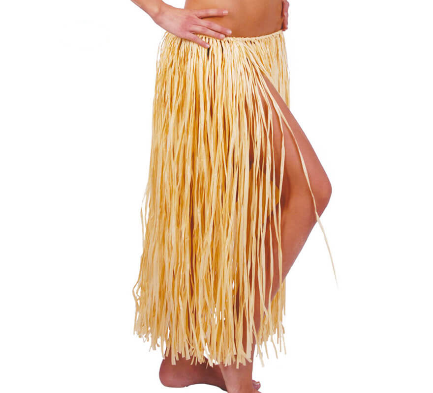 Falda Hawaiana de paja 75 cm.