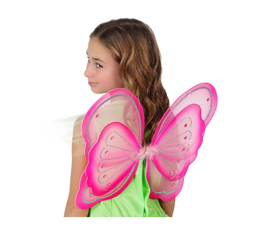 Alas de Mariposa rosa de 44x37 cm