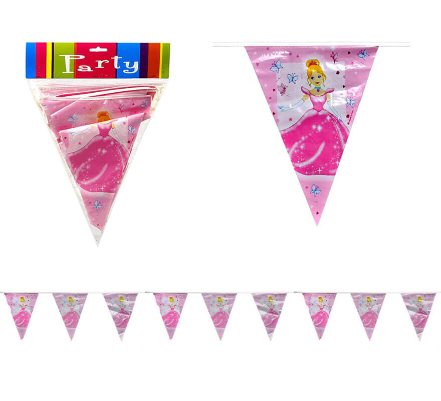 Banderillas de Princesa para Cumpleaños de 3 m.