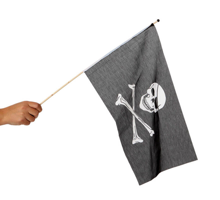 Bandera Pirata de 55 cm