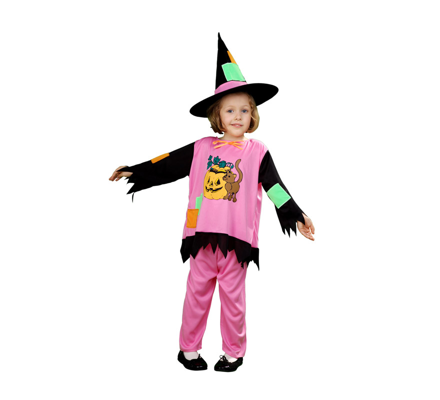Disfraz de Brujita para niña de 1-2 años Halloween