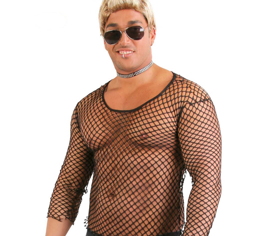 tee shirt résille homme