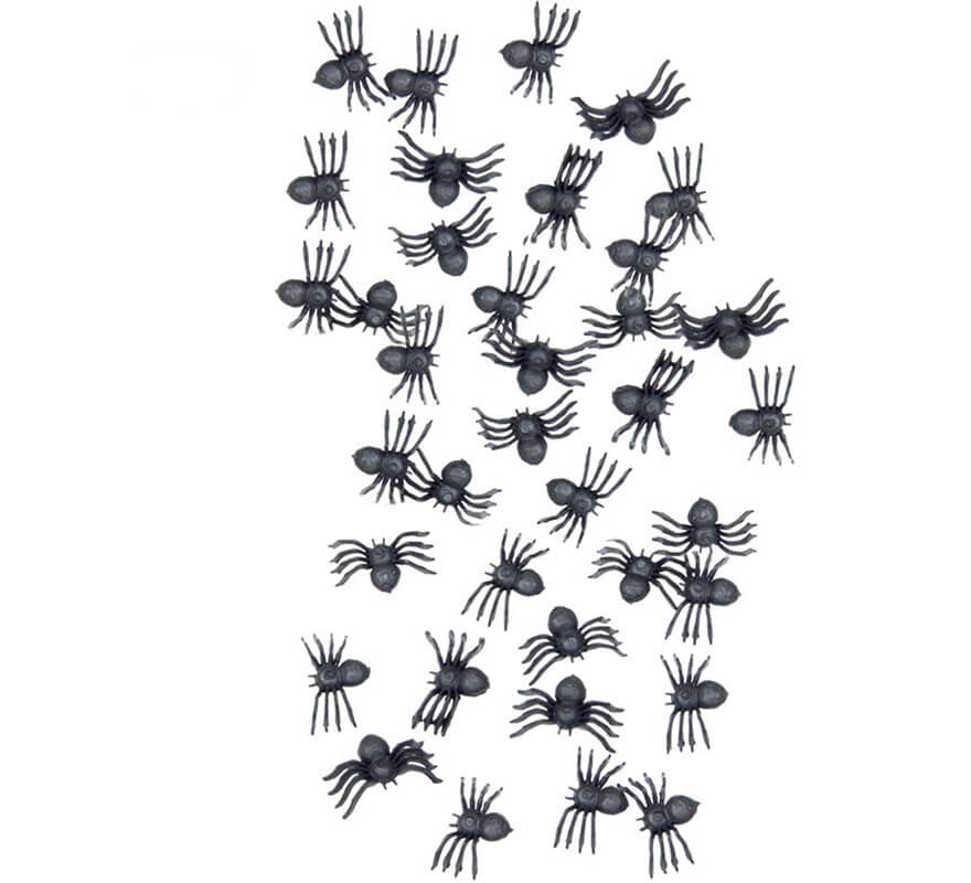Bolsa de 70 Arañas para Halloween