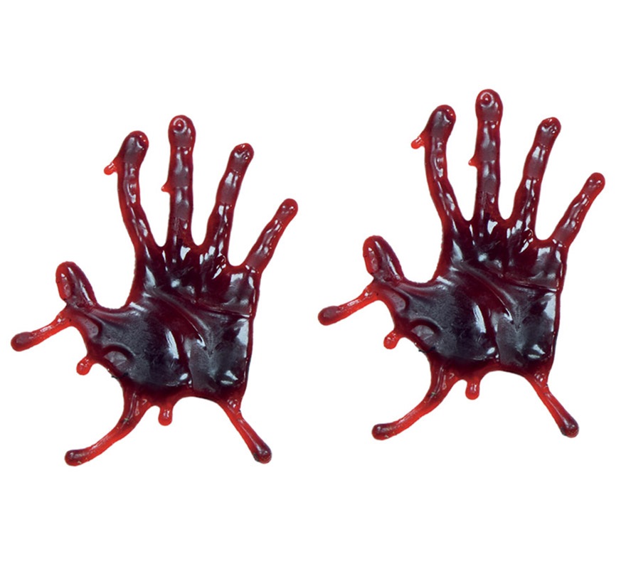 Bolsa de 2 manos sangre en gel para Halloween