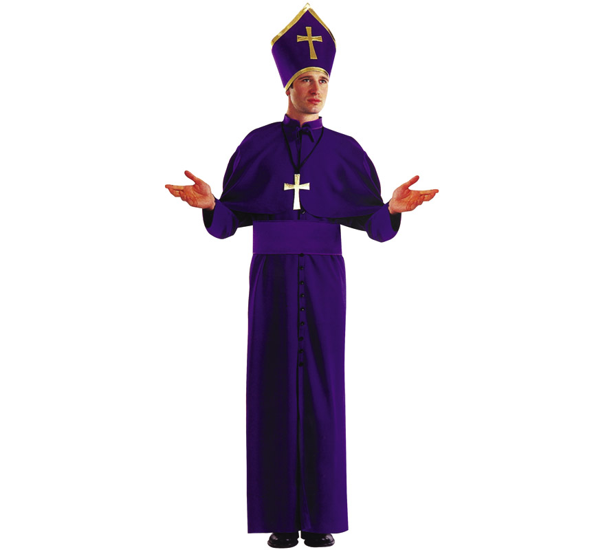 Disfraz de Obispo para hombre talla única
