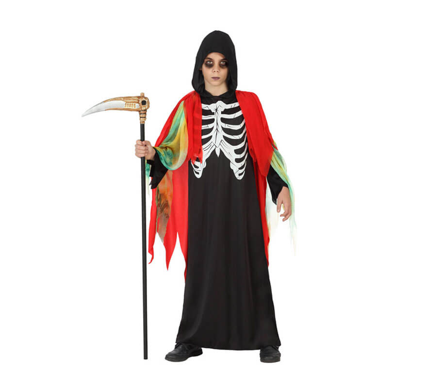 Disfraz de Muerte Esqueleto Zombie para niño