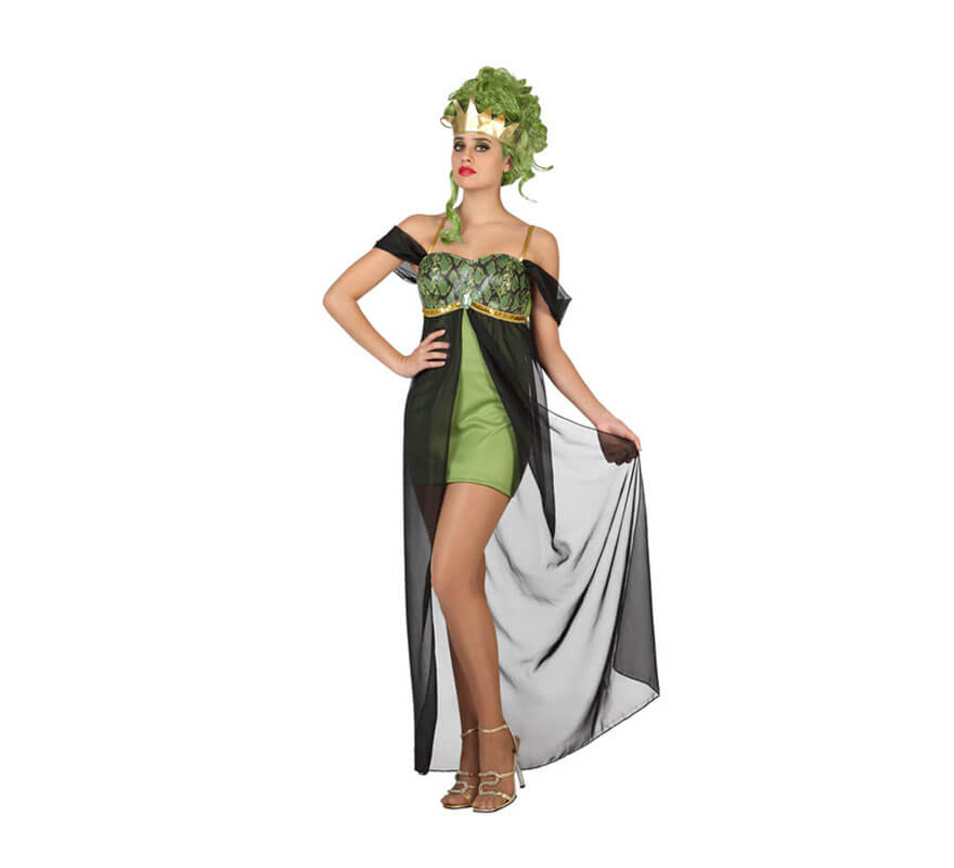Disfraz de Diosa Griega verde para mujer