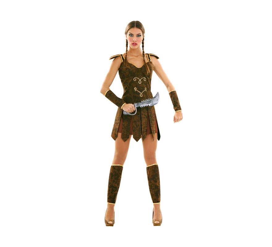 Disfraz de Guerrera o Gladiadora talla M-L mujer