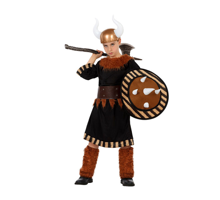 Disfraz para niños de Vikingo con escudo