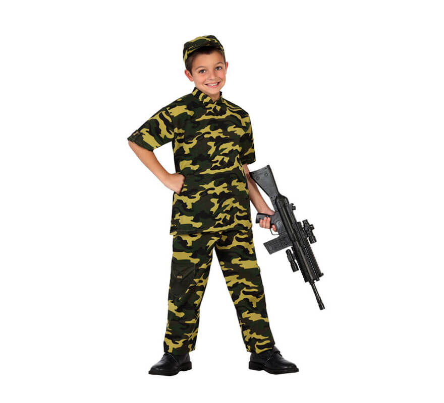 Disfraz para niños de Soldado Camuflaje