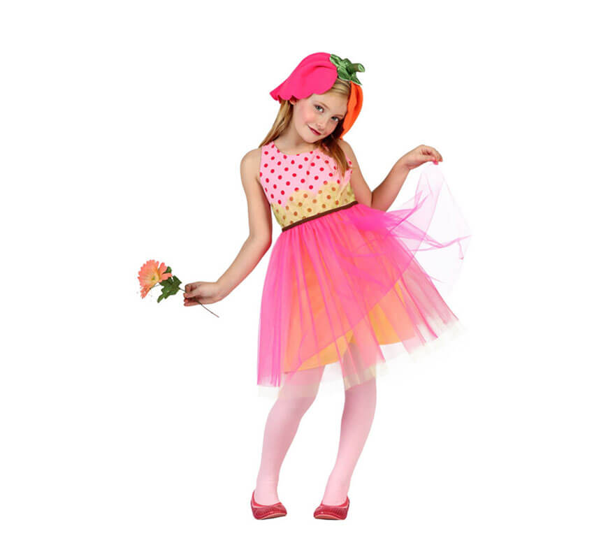 matraz Descripción del negocio galería Disfraz de Flor con tutú para niñas