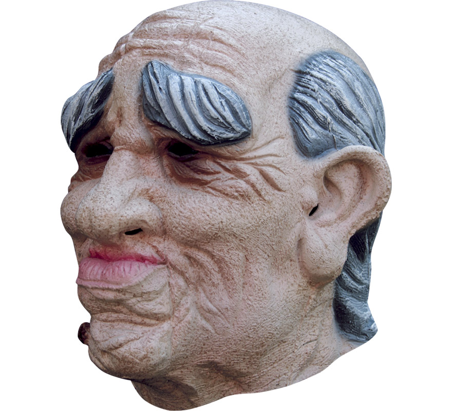 Mascara anciano latex - Disfraces Teular