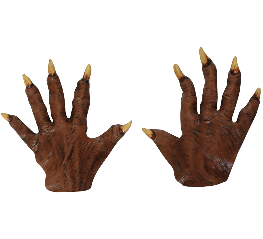 Werewolf Hands Brown Werewolf for Halloween