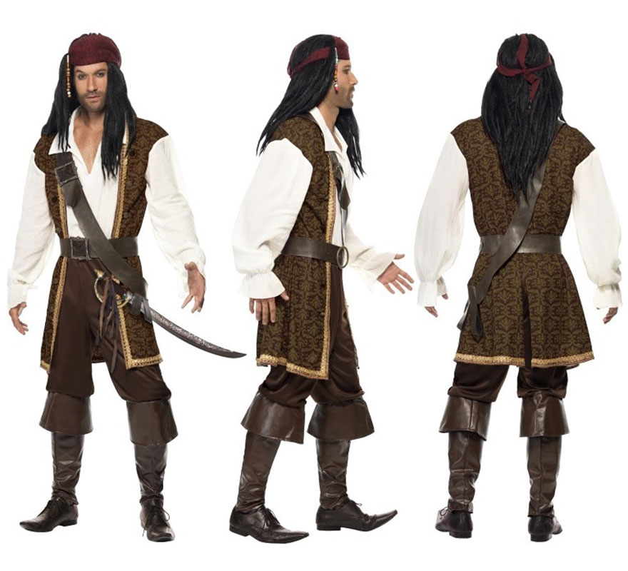 Déguisement de Pirate Haute Mer taille M