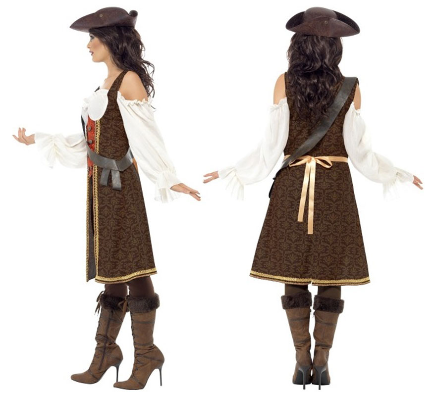 Déguisement de Femme Pirate Corsaire taille L Déguisement de Femme Pirate Corsaire taille L