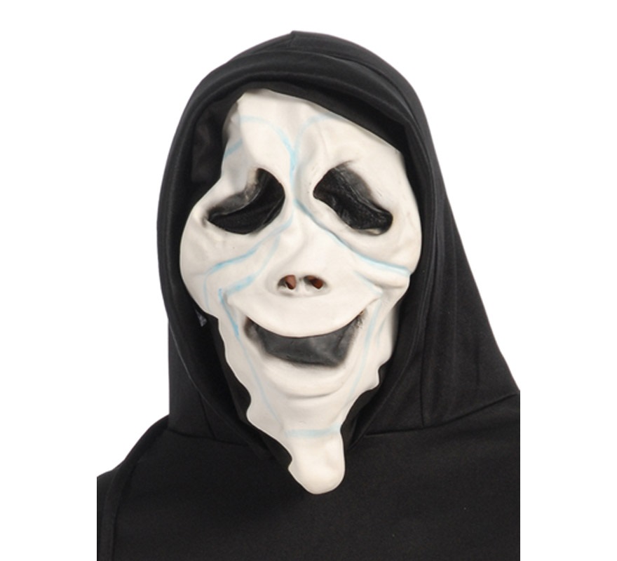 Careta o Máscara de Scream con capucha Halloween