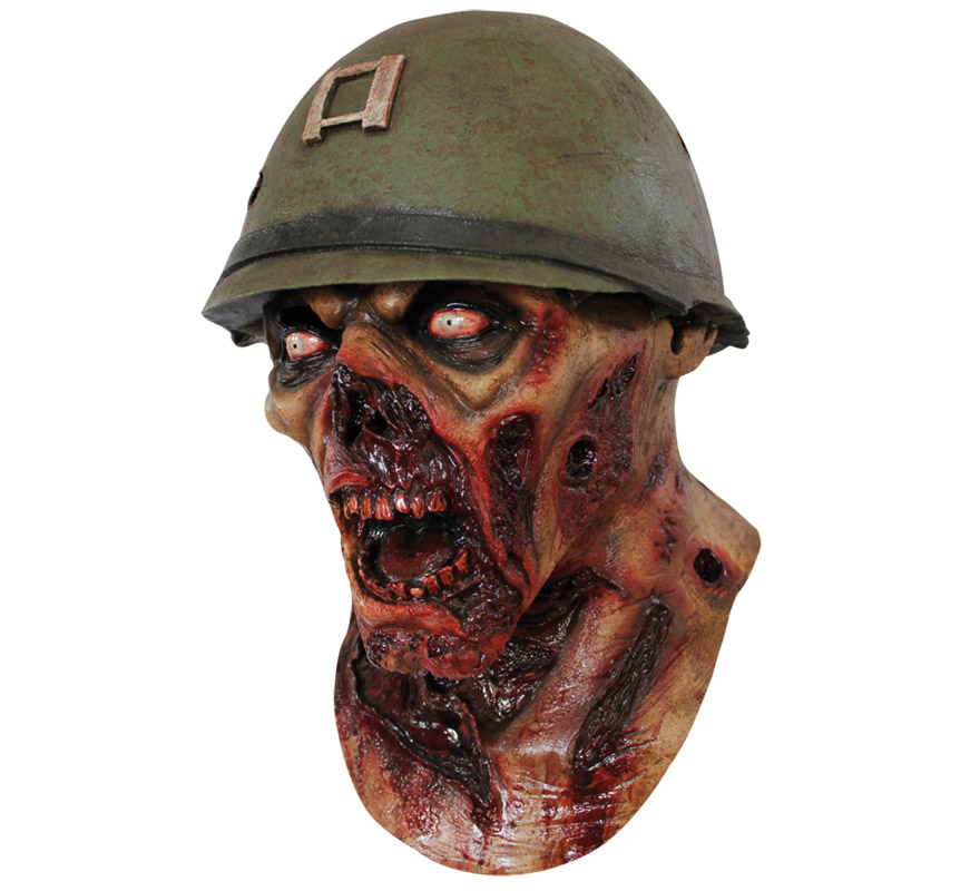 Máscara de Zombie de Capitán Lester de latex
