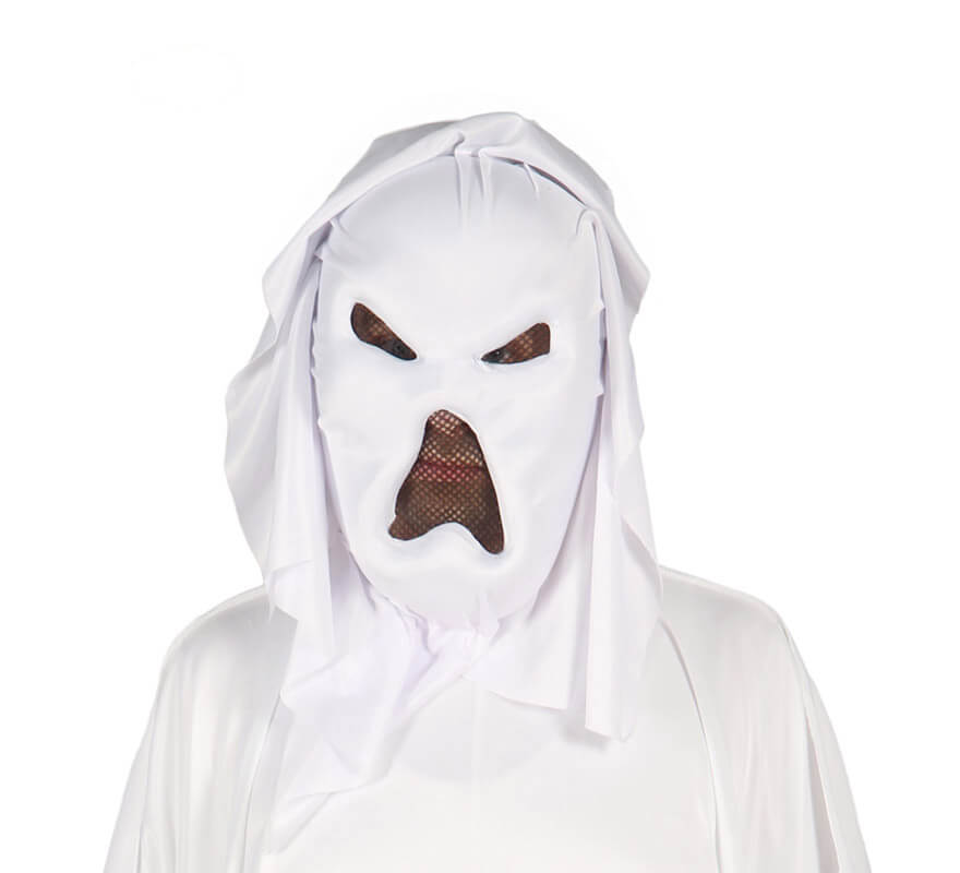 Careta o Máscara de Fantasma Blanco para Halloween
