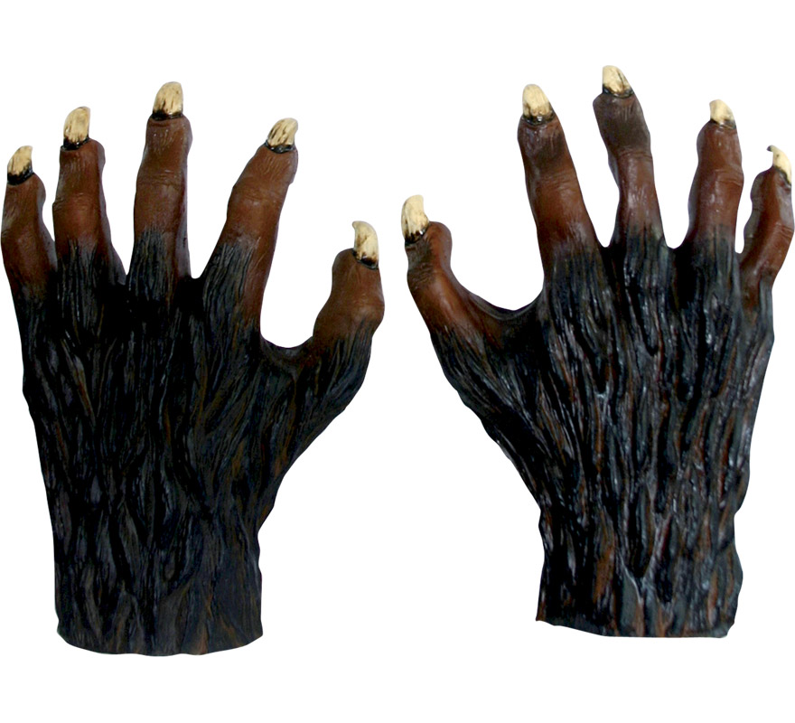 Latex Werewolf Hands for Halloween