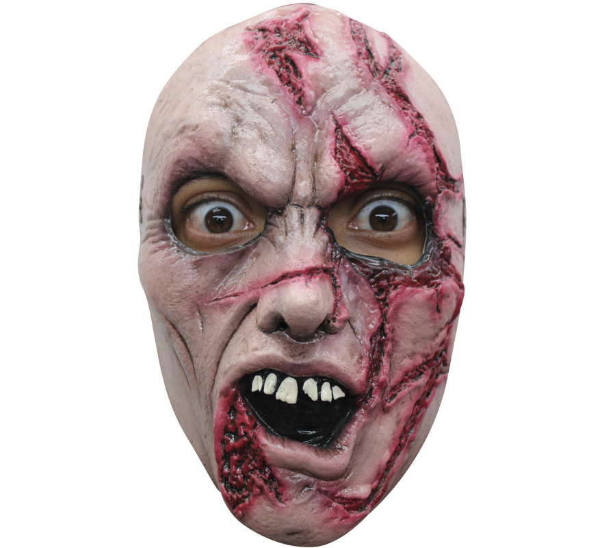 Máscara Zombie con Cortes para Halloween