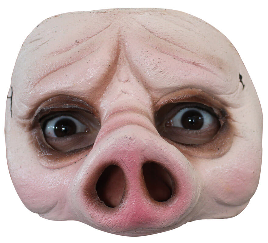 Media Máscara Pig Cerdo para Halloween