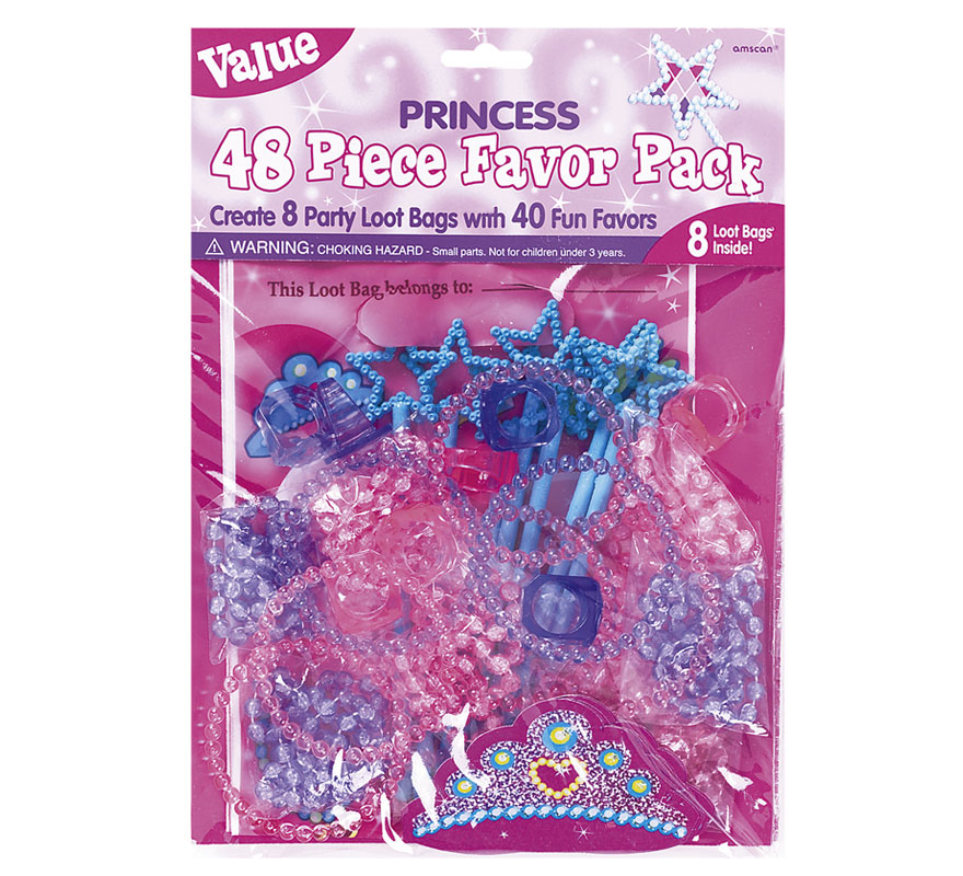 Image of 48 Juguetes de las Princess con bolsas para cumpleaños 00048419608882