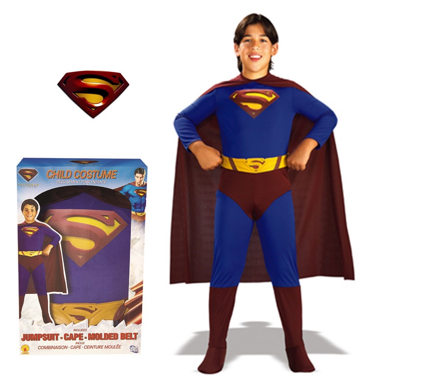 Superman costume for children 8 to 10 years old