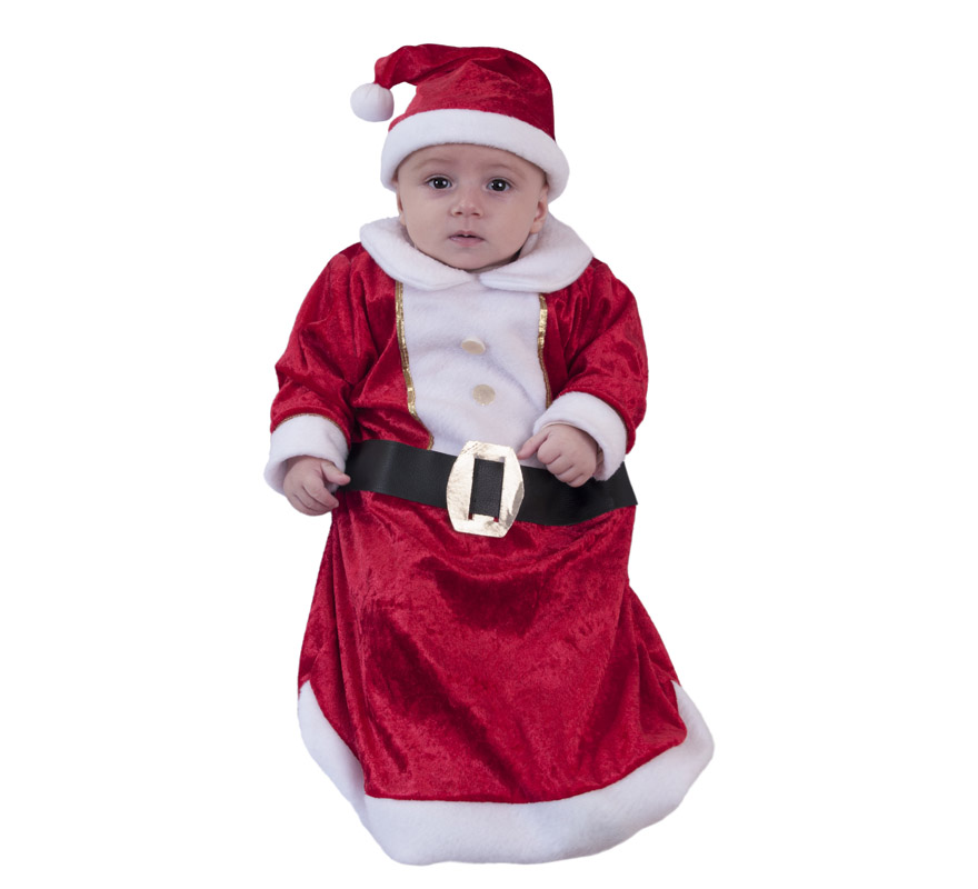 Disfraz o Saquito de Papá Noel para Bebés