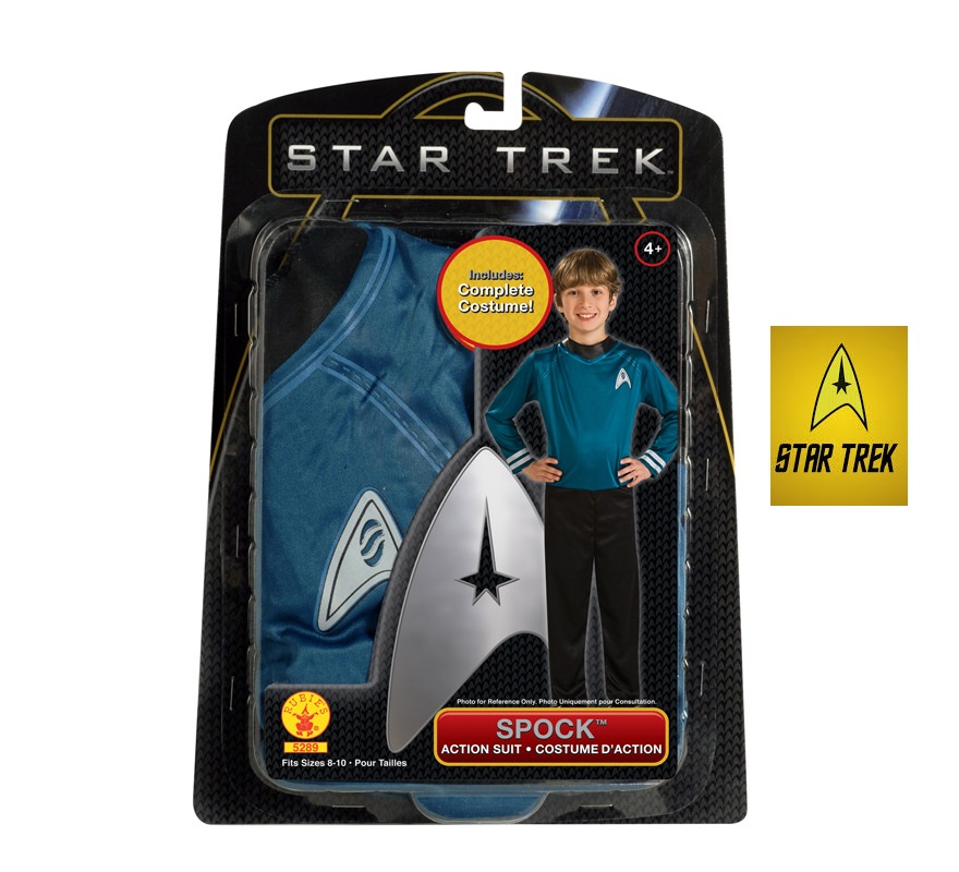 Disfraz de Spock de Star Trek para niños de 5 a 7 años