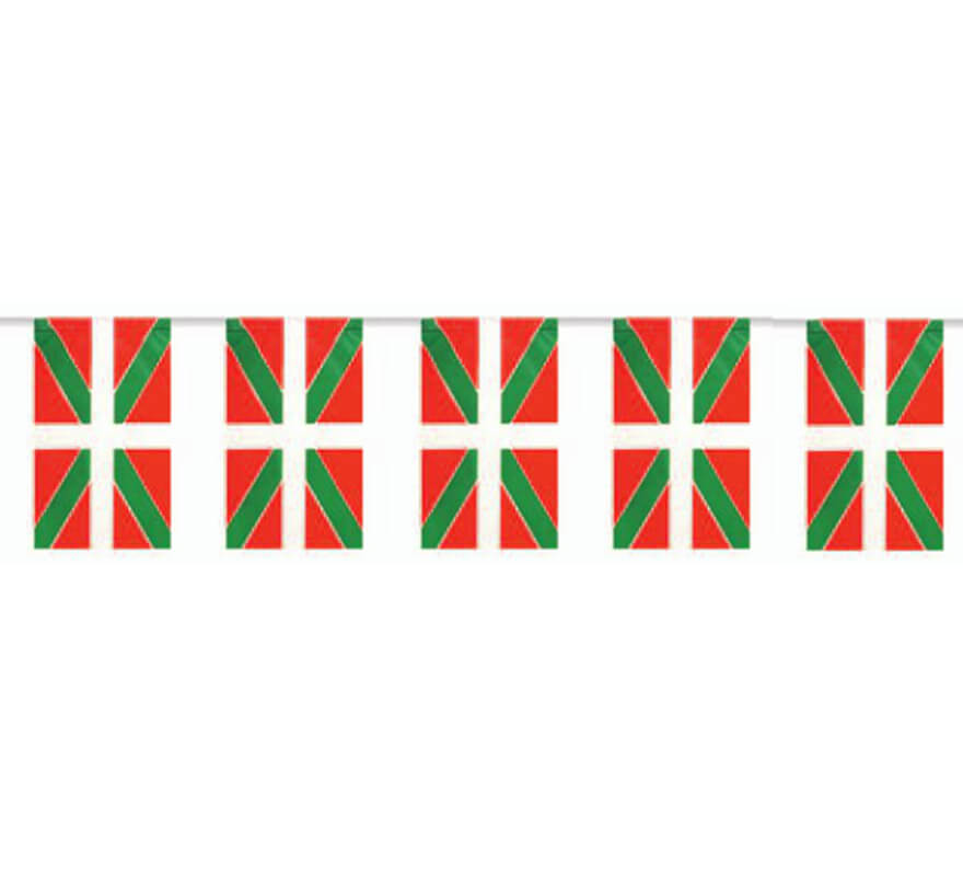 Bolsa de 50m. Bandera de Euskadi de plástico