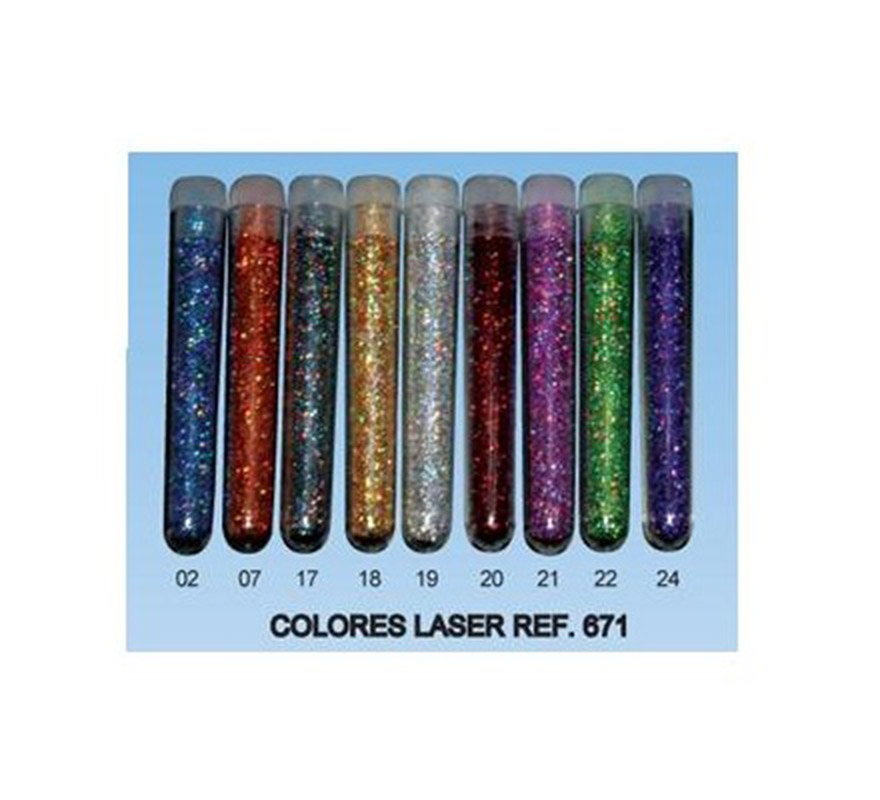 Image of Tubo de Purpurina Laser de 3 gr. de color Oro 08436012671181