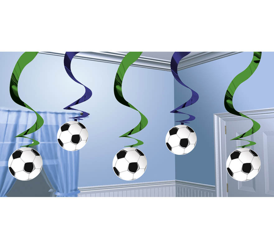 Blister de 5 Colgantes de decoración Championship Soccer