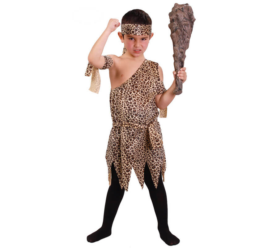 Disfraz de Troglodita o Cavernícola para niños en varias tallas. 